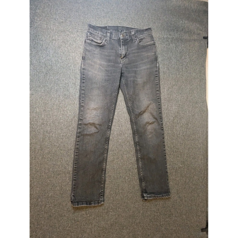 Levi's‎ 511 Slim Fit Jeans Black 30x30 Black Label Men's Denim Pants Red Tab